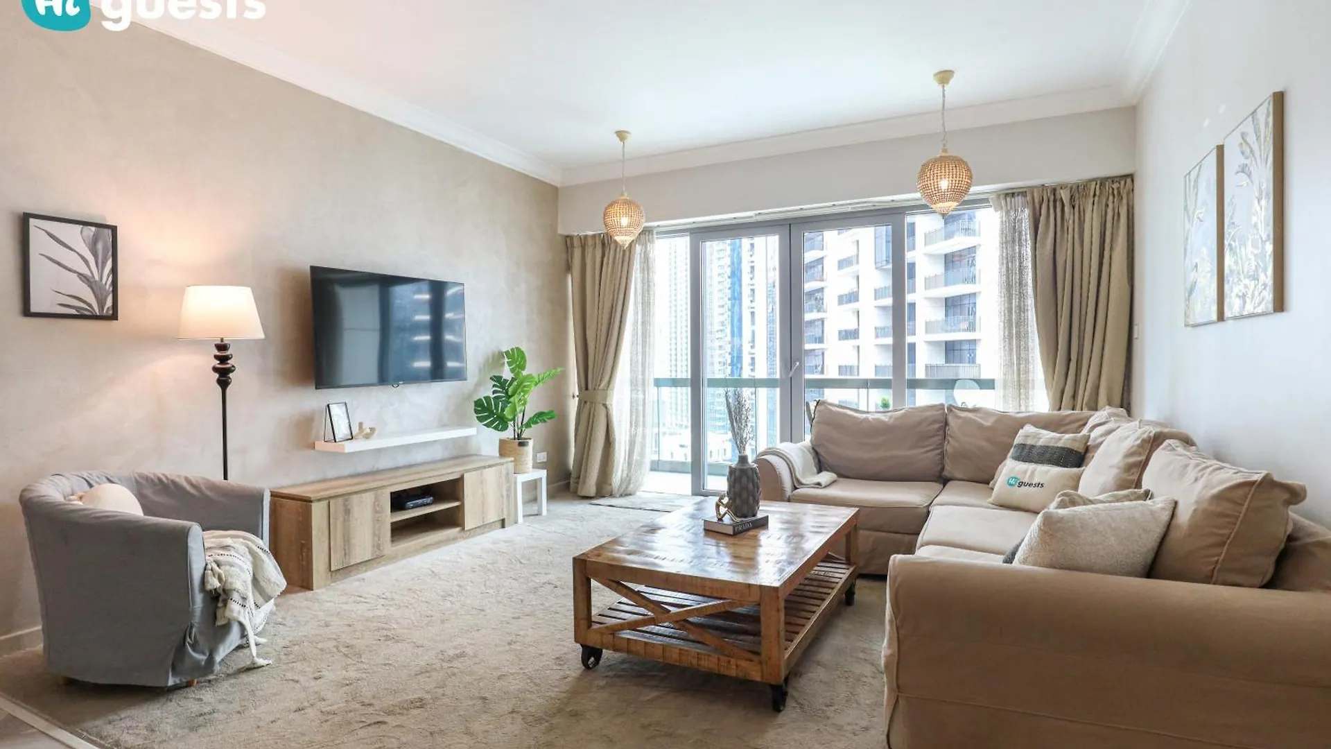 Appartement Higuests - Royal 2Br Apt With Balcony Near Burj Khalifa Dubai Verenigde Arabische Emiraten
