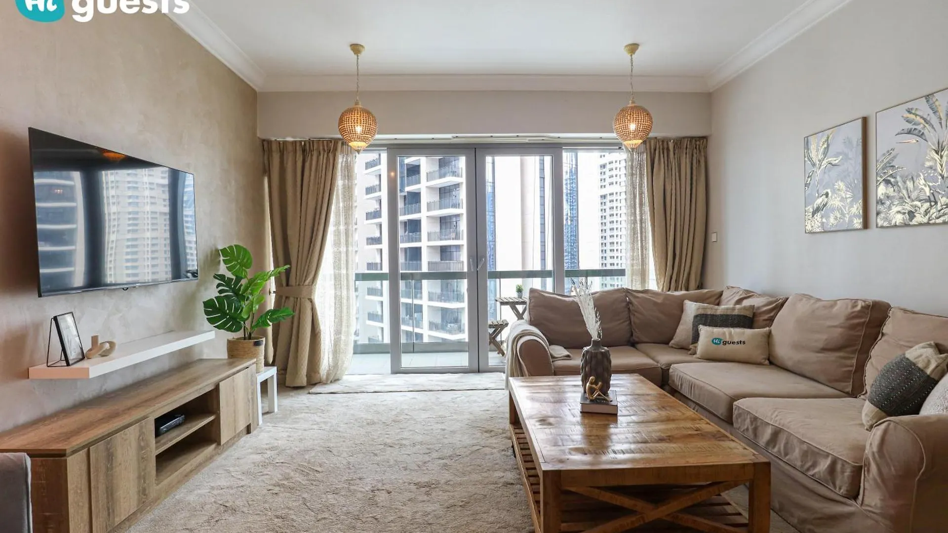 Higuests - Royal 2Br Apt With Balcony Near Burj Khalifa Dubai 0*,