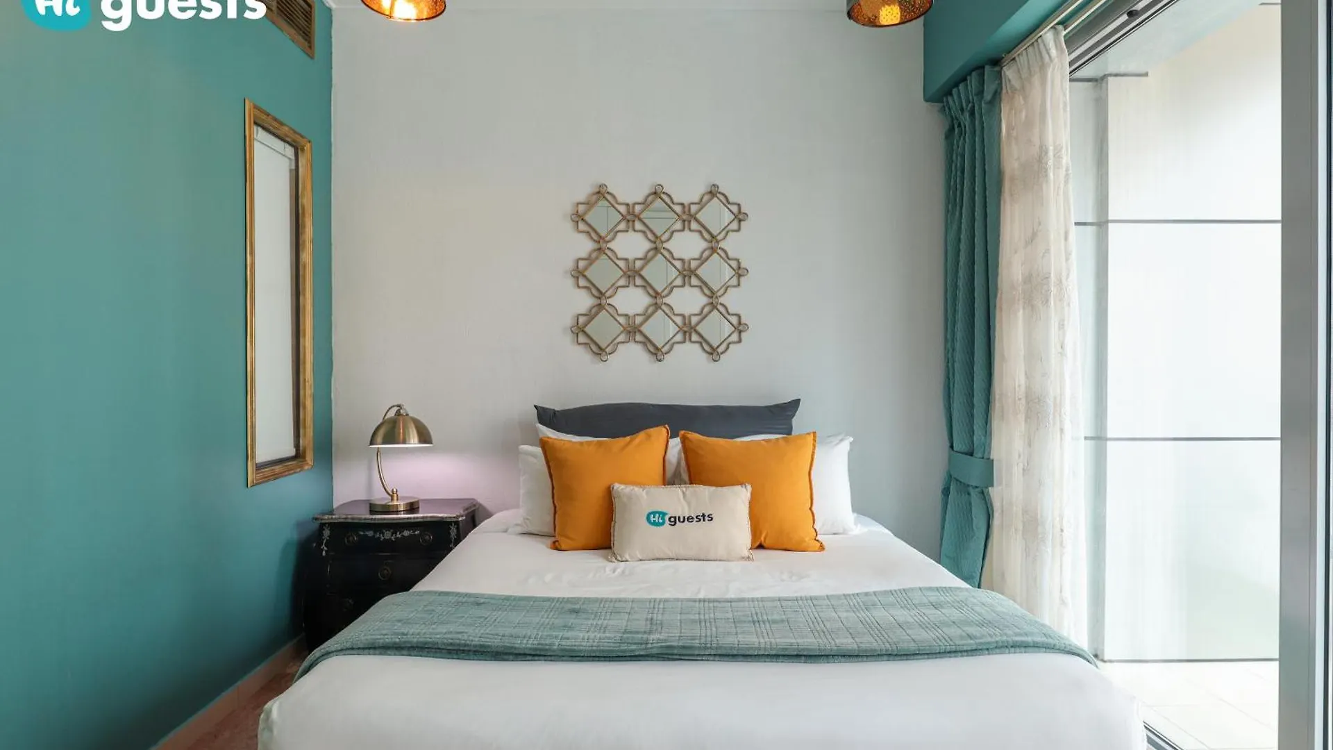 Higuests - Royal 2Br Apt With Balcony Near Burj Khalifa Dubai Appartement